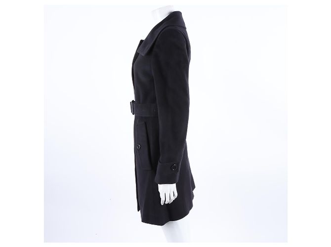 Abrigo Burberry Negro - vista 2