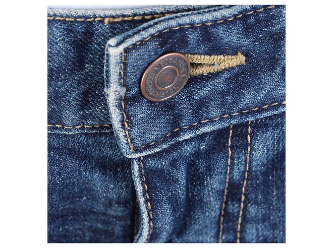 Céline Pantaloni in denim Celine Blu - vista 4