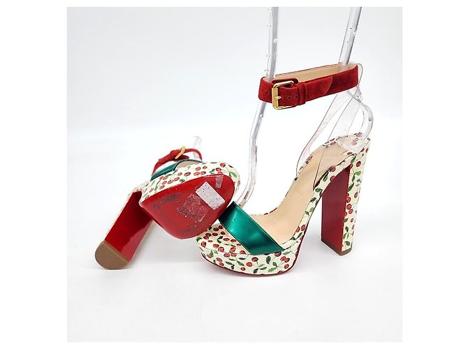 Sandali Christian Louboutin Multicolore - vista 4