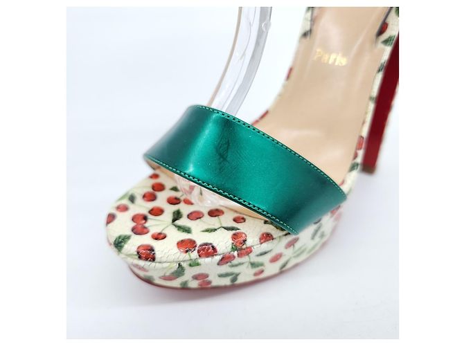 Sandali Christian Louboutin Multicolore - vista 5