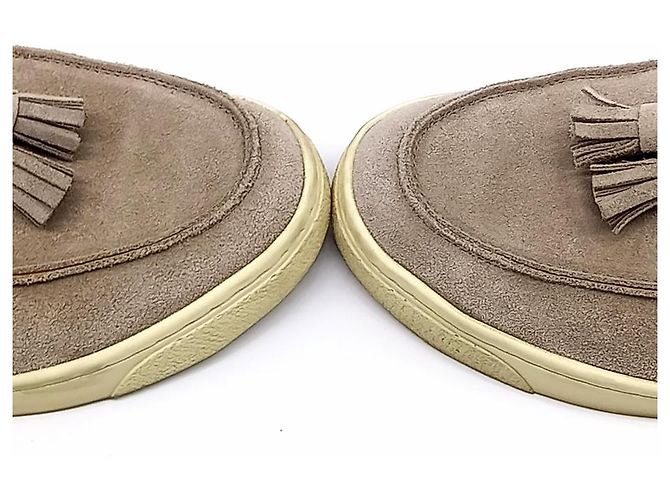 Mocassini in suede Brunello Cucinelli Marrone - vista 2