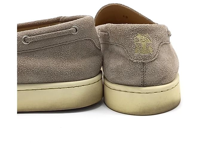Mocassini in suede Brunello Cucinelli Marrone - vista 3
