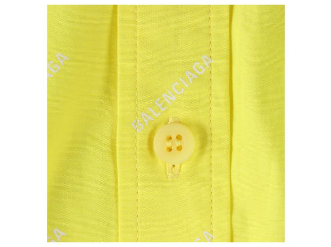 Camicia Balenciaga Giallo - vista 4