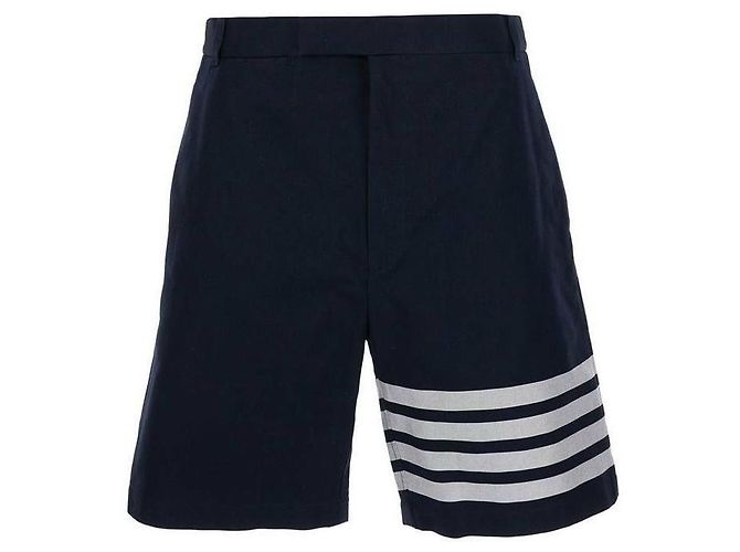 Thom Browne Baumwoll-Shorts mit Taschen - Ansicht 4
