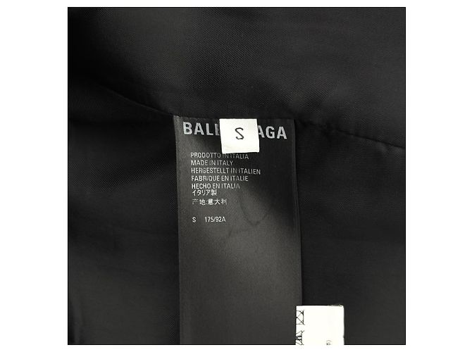 Balenciaga Giacca Blazer Ibrida da Uomo Nera Nero - vista 10
