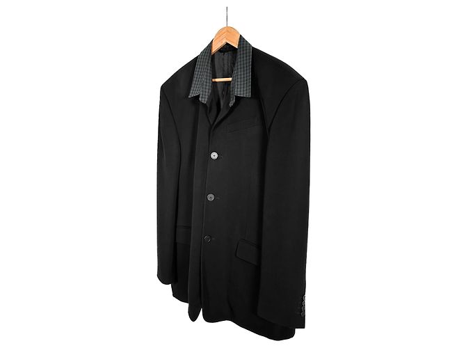 Balenciaga Giacca Blazer Ibrida da Uomo Nera Nero - vista 2