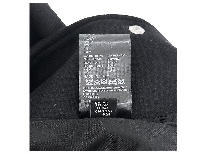 Amiri [XL] Giacca Bomber Varsity Eagle LA da Uomo Nero - vista 9