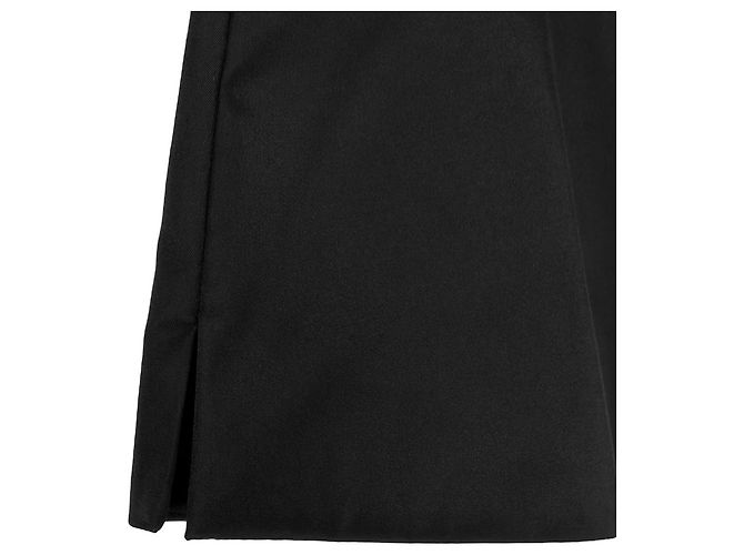 Prada Falda Mini Re-Nylon Negra Big Triangle Logo de Lujo Biarr para Mujeres Negro - vista 6