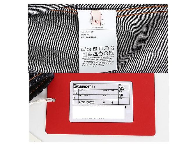 Valentino Chemise en denim brodée avec logo - vue 7