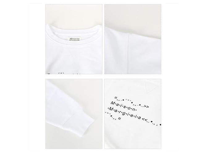 Maison Martin Margiela Logo-Generator Sweatshirt Weiß - Ansicht 2