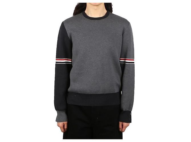 Thom Browne Maglione a righe Funmix Milano Marrone - vista 6
