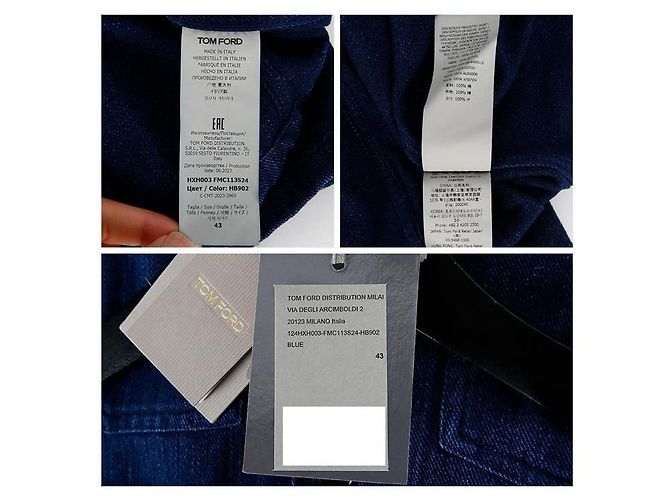 Tom Ford Camisa de denim Azul - vista 7