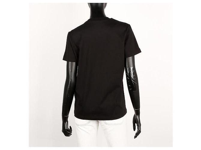Camiseta de manga curta com logo Moncler Preto - vista 11