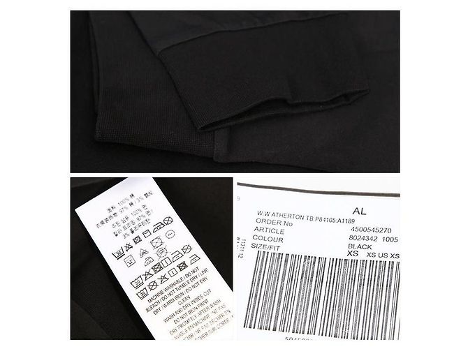 Burberry Camiseta de manga larga con logo Negro - vista 3