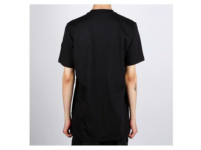 Moncler Logo T-Shirt mit kurzen Ärmeln Schwarz - Ansicht 4