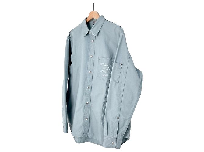 Dior Giacca in denim ricamata couture per uomo Blu - vista 2