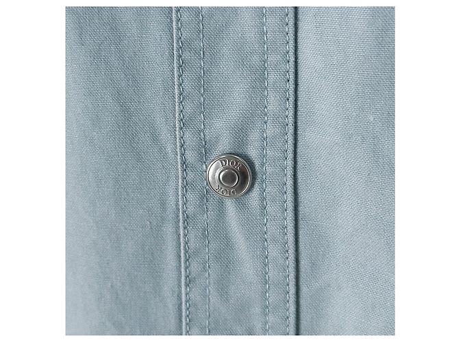 Dior Giacca in denim ricamata couture per uomo Blu - vista 6