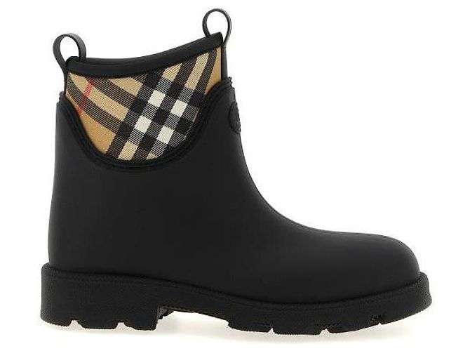 Burberry Botas bajas de goma Marsh Negro - vista 4