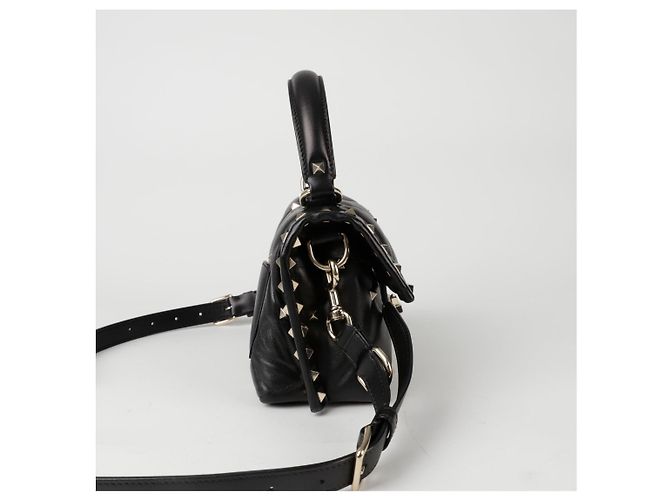 Valentino Candy Stud Mini Top Handle Tote Schultertasche Schwarz - Ansicht 7