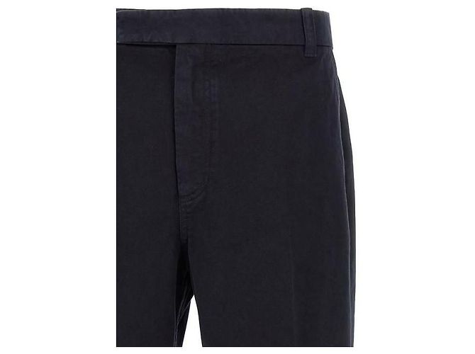 Thom Browne Pantaloni utility in twill di cotone Blu - vista 6