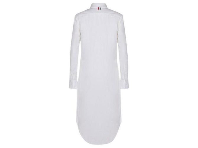 Thom Browne Abito Camicia Oxford con Rifiniture - vista 5