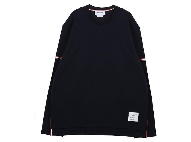 Thom Browne Langarm-T-Shirt aus Baumwolle Rugby - Ansicht 4