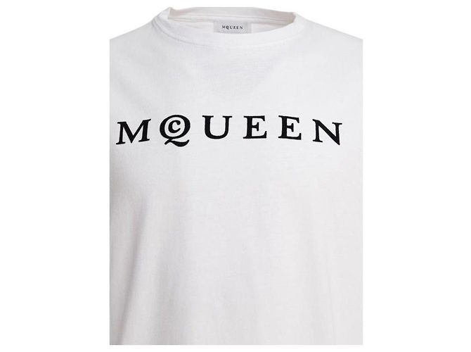 Alexander Mcqueen T-Shirt QTADD Bianco - vista 6