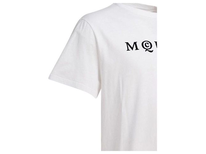 Alexander Mcqueen T-Shirt QTADD Bianco - vista 7