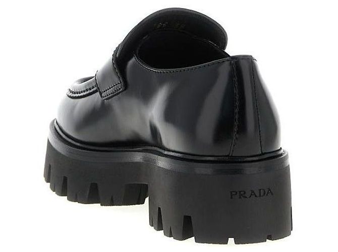 Prada Gepolsterter Lederloafer - Ansicht 6