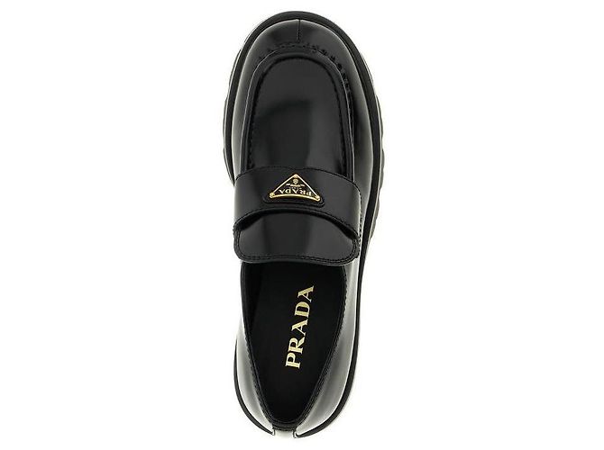 Prada Gepolsterter Lederloafer - Ansicht 7