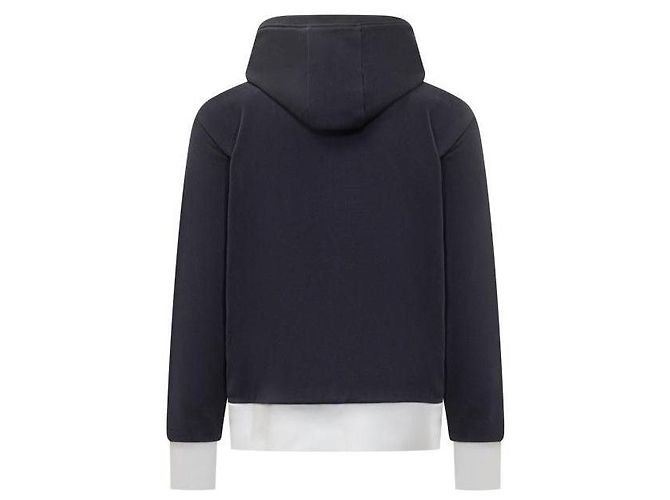 Thom Browne Klassische Jersey-Zip-Hoodie Blau - Ansicht 5