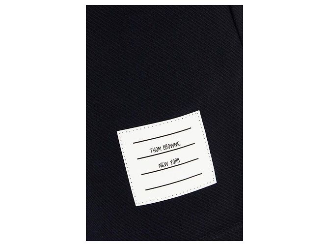 Thom Browne Falda Mini de Twill Técnico Azul - vista 6