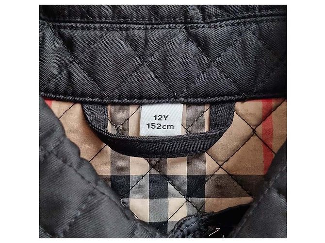 Burberry Jaqueta acolchoada para crianças de Londres Preto - vista 6