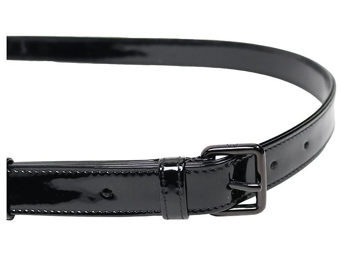 Dior Bolso de mujer negro de charol - vista 6