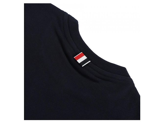 Thom Browne Sudadera de jersey con lazo Bar Stripe RWB - vista 7