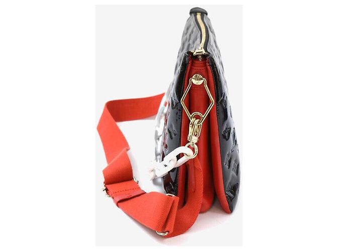Louis Vuitton Borsa a tracolla Verni Coussin MM Nero - vista 2