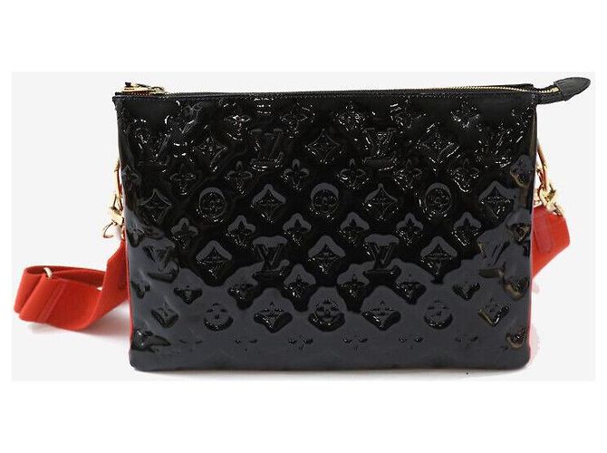 Louis Vuitton Borsa a tracolla Verni Coussin MM Nero - vista 3