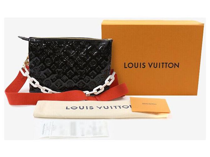 Louis Vuitton Borsa a tracolla Verni Coussin MM Nero - vista 8