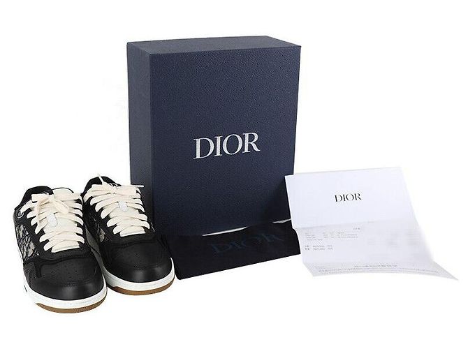 Dior Sneakers basse oblique nere Nero - vista 8