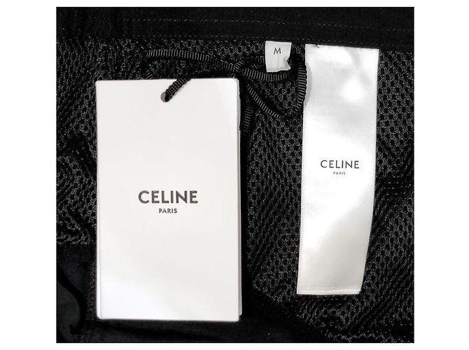 Céline Pantaloncini da bagno in nylon Nero - vista 3