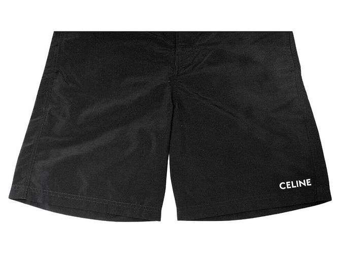Céline Pantaloncini da bagno in nylon Nero - vista 4