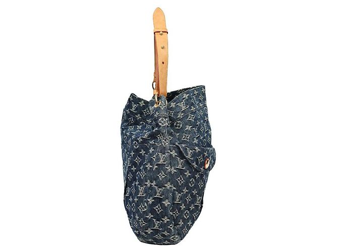 Louis Vuitton Bolso tote diario de denim Azul - vista 2