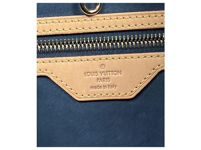 Louis Vuitton Bolso tote diario de denim Azul - vista 6