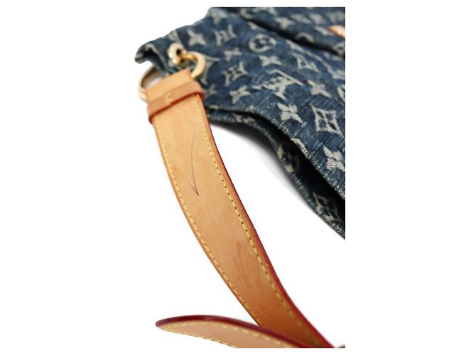 Louis Vuitton Bolso tote diario de denim Azul - vista 9