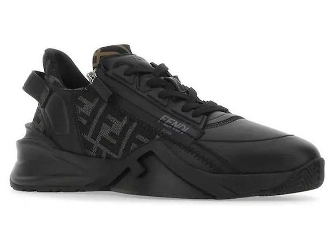 Fendi Sneakers basse in pelle - vista 8
