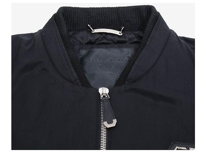 Philipp Plein Giacca trapuntata nera XL Nero - vista 2
