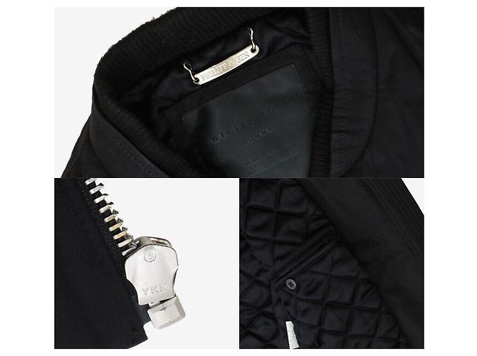 Philipp Plein Giacca trapuntata nera XL Nero - vista 8
