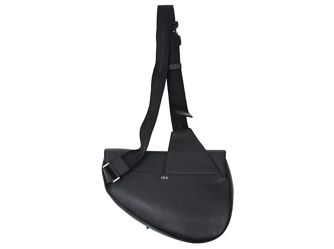 Saddle Dior Borsa a sella nera Nero - vista 3