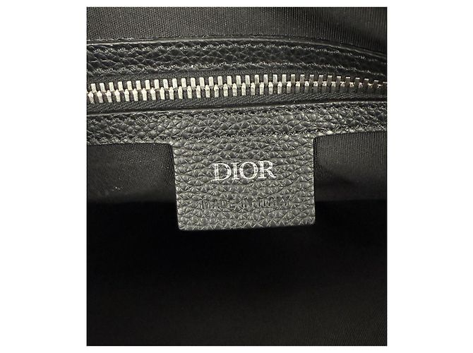 Saddle Dior Borsa a sella nera Nero - vista 9