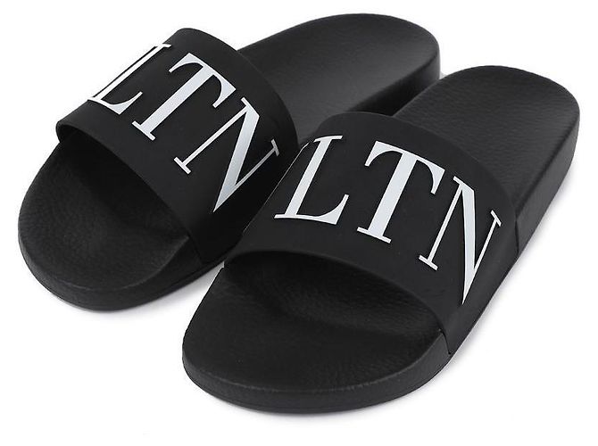 Valentino Pantoufles noires - vue 3